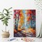 Autumn Woodland Landscape Paint by Numbers Kit for Adults – DIY Oil Painting Craft Set (16x20 Inch) Canvas with Brushes for Home Wall Decor & Beginner Art Project